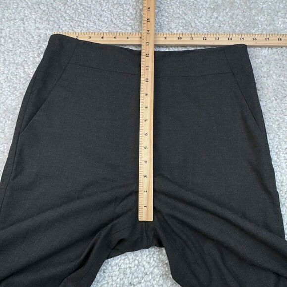 Antonio Melani High Waisted Wide Leg Trouser Pants Charcoal Gray - Picture 7 of 8